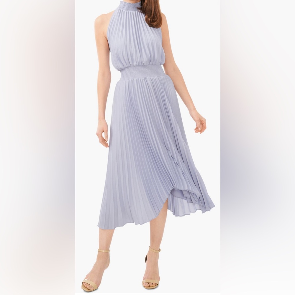 Halogen Pleated Midi Dress